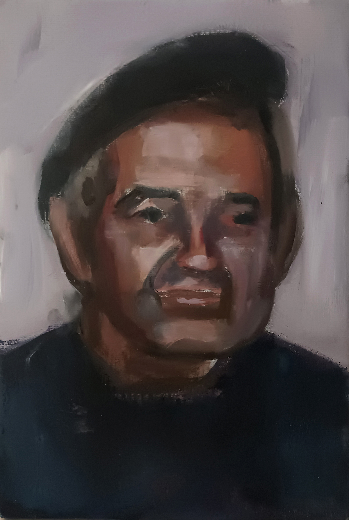Eulogio, óleo sobre lienzo 30x20 cm. 2026